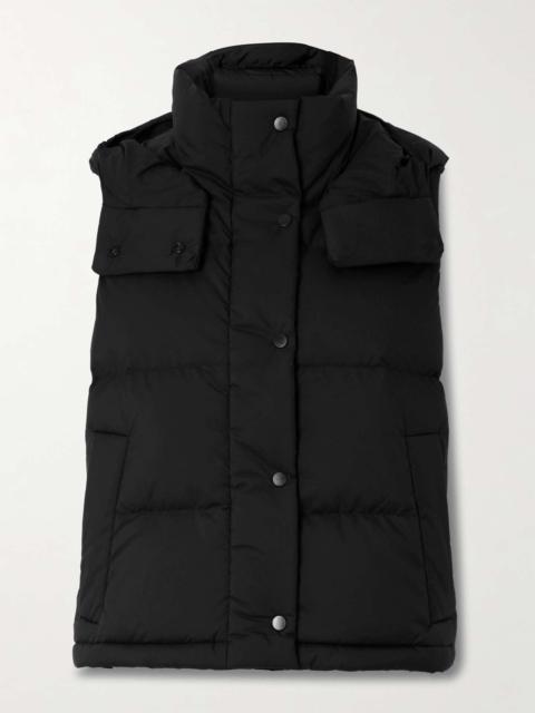 lululemon Wunder Puff quilted SoftMatte™ hooded down vest Black