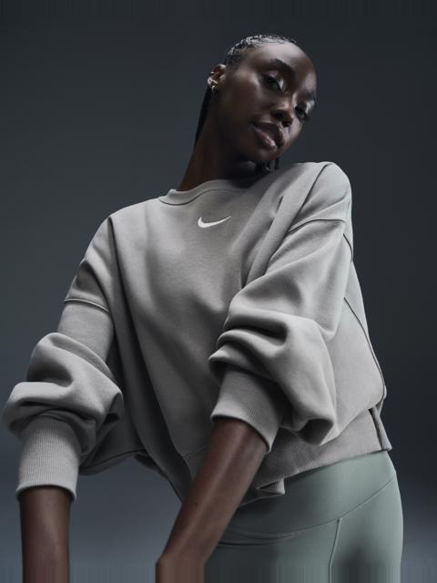 Women's Nike Sportswear Phoenix Fleece Over-Oversized Crew-Neck Sweatshirt