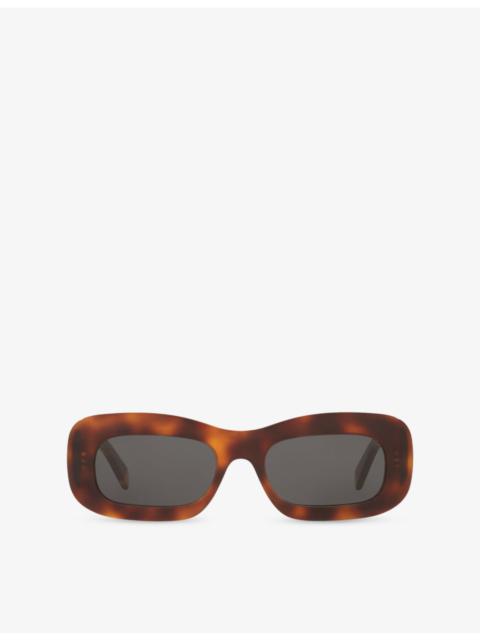 CELINE CL40294I Cat-Eye Tortoiseshell Acetate Sunglasses