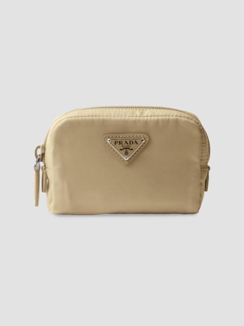 Prada Re-Nylon Necessaire Pouch - Light Brown