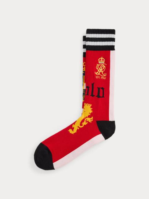 Polo Ralph Lauren Cotton-Blend Graphic Crew Socks