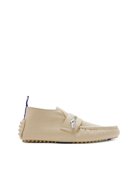 Burberry Motor High leather loafers