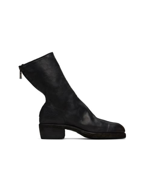 Guidi Black Back Zip Boots