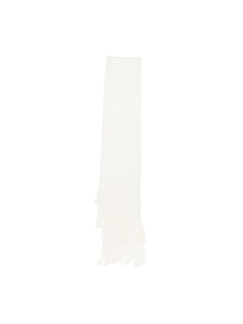 FABIANA FILIPPI fringed knit scarf