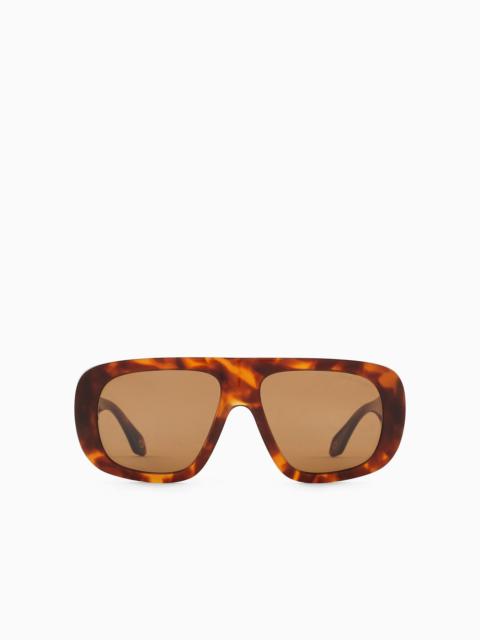 GIORGIO ARMANI Men’s irregular-shaped sunglasses