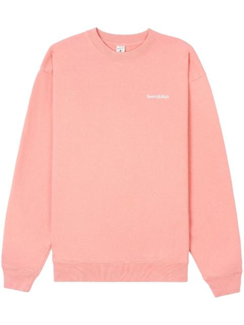 Sporty & Rich logo-print crew-neck sweatshirt