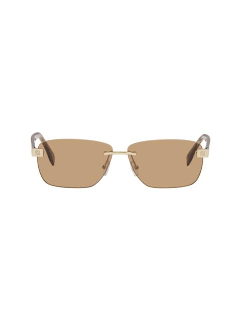 FENDI Gold 'Fendi Sky' Sunglasses
