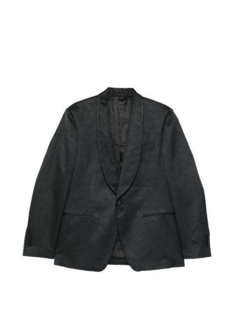 LARDINI shawl-lapel single-breasted blazer