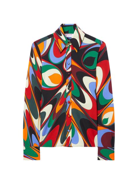 PUCCI One-print satin shirt