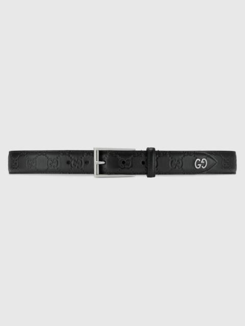 GUCCI Gucci Signature belt with GG detail