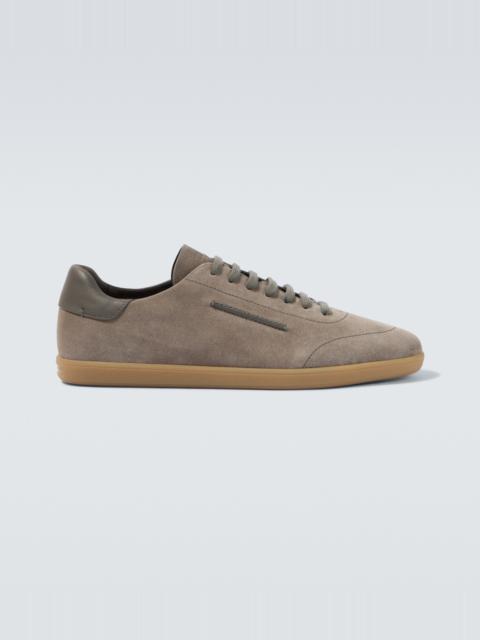 ZEGNA 232 suede sneakers