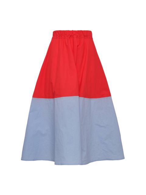 SOFIE D'HOORE Elastic Waist With Combi Color Skirt