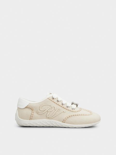 Roger Vivier Viv Low Sneakers in canvas