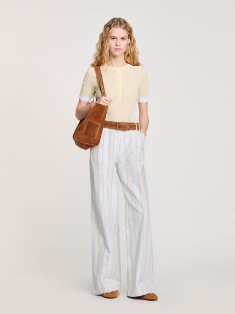 Sandro STRIPED JEANS