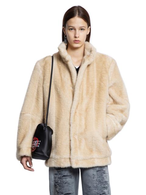MM6 Maison Margiela Faux Fur Jacket