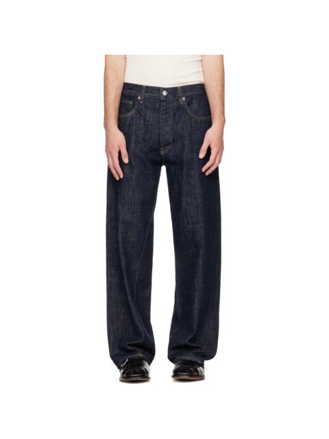 SUNFLOWER Navy Wide Twist Jeans
