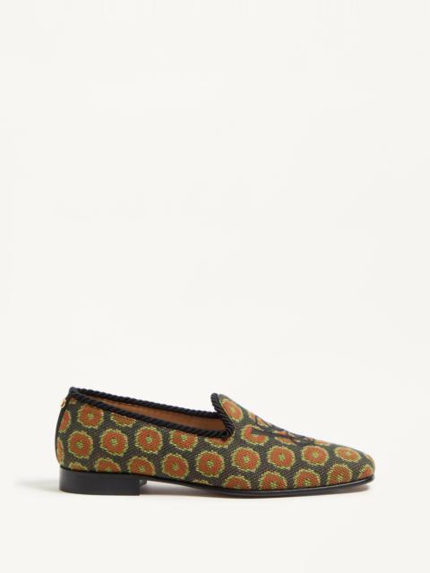 LES ALCÔVETTES LOAFER IN JACQUARD FABRIC