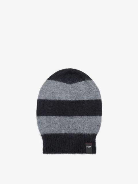 FENDI Black mohair hat