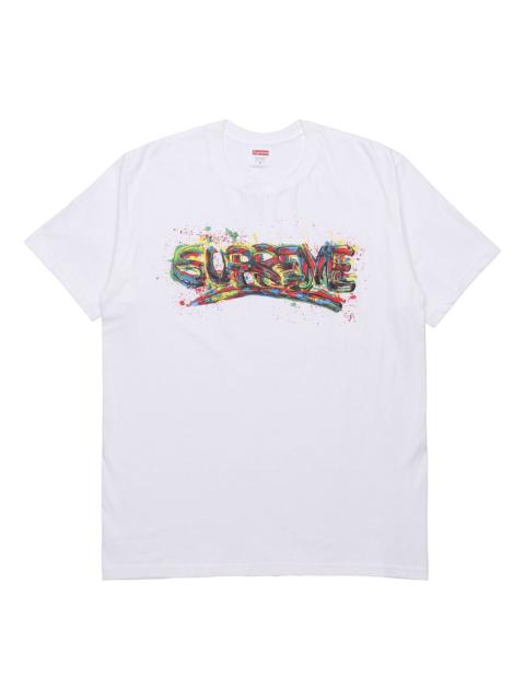 Supreme SS20 Week 1 Paint Logo Tee Logo Tee SUP-SS20-274