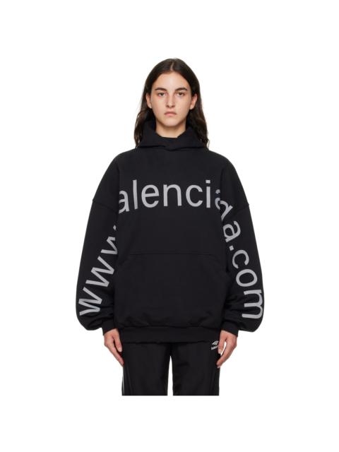 BALENCIAGA Black 'Bal.com' Hoodie