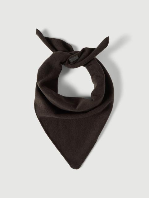 Brunello Cucinelli Cashmere foulard with monili