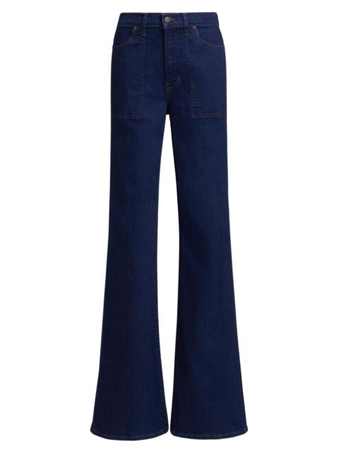 VERONICA BEARD Women's Crosbie Denim Wide-Leg Jeans - Indigo Rinse