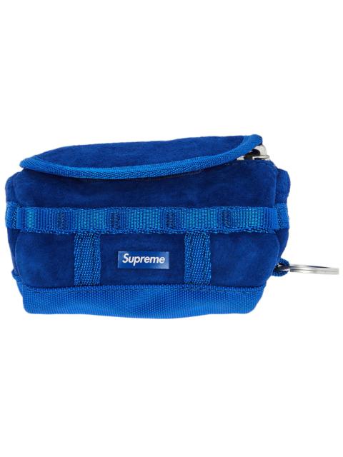 Supreme x The North Face Suede Base Camp Duffle Keychain 'Blue'