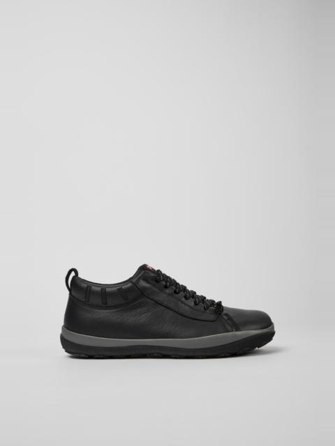 CAMPER Peu Pista Black leather shoes for men