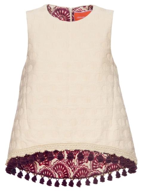 La DoubleJ La Scala jacquard cotton blouse