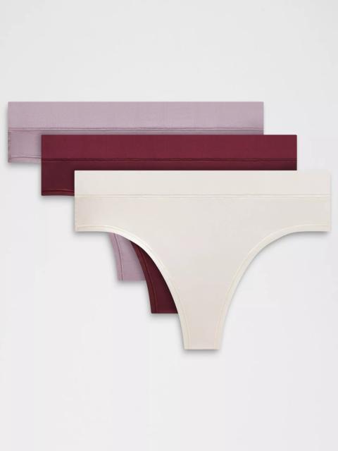 lululemon UnderEase High-Rise Thong Underwear *3 Pack