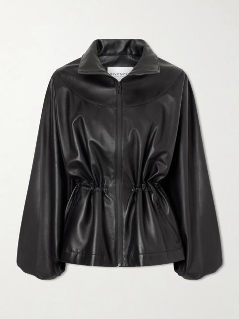 Givenchy Gathered Leather Jacket