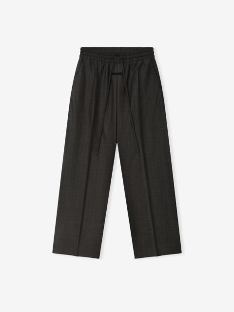 Fear of God Grey Striped Wool Wide Leg Drawstring Pants