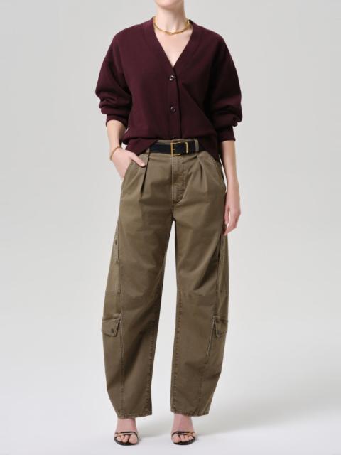 Citizens of Humanity Fleece Cardigan In Mahogany