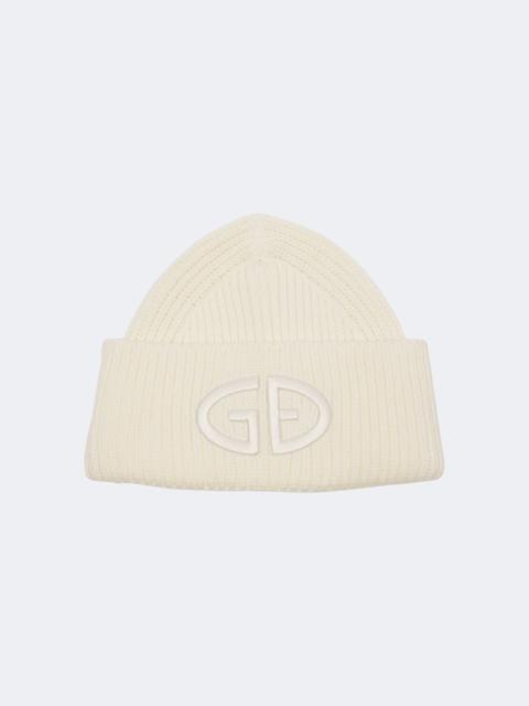 GOLDBERGH Valerie embroidered ribbed-knit beanie