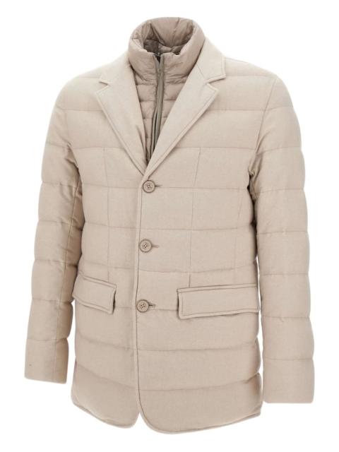 Herno quilted buttoned jacket