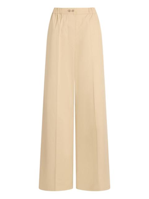 PATOU elasticated-waist buttoned palazzo pants