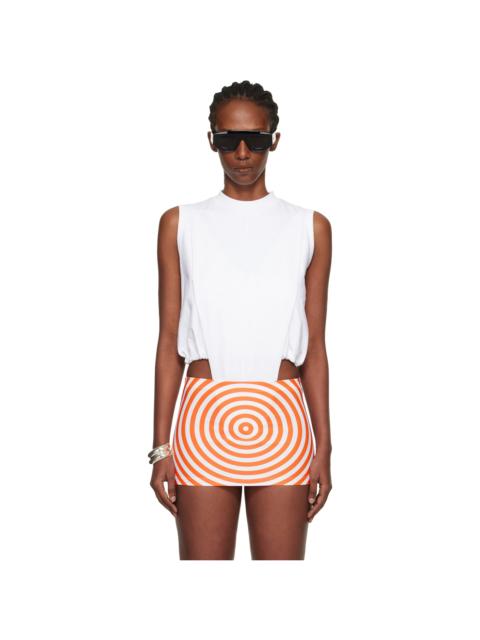 Jean Paul Gaultier White 'The Twisted' Bodysuit