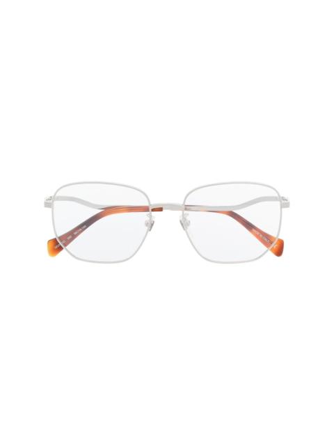 GUCCI square-frame clear glasses
