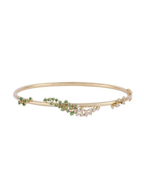 ANANYA Green Ombre Scatter Bangle Bracelet