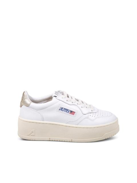 AUTRY logo-patch platform sneakers
