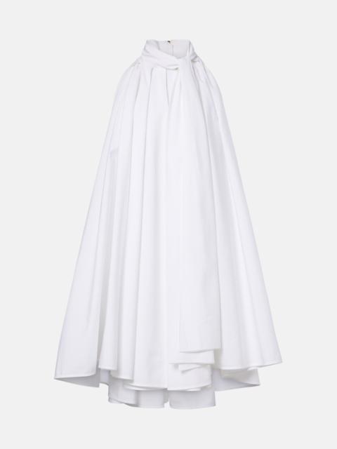 Givenchy Pleated cotton poplin minidress