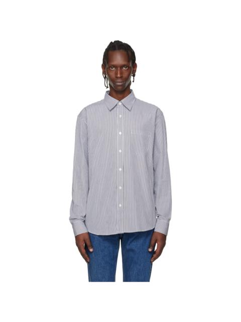 A.P.C. White & Black Owen Shirt