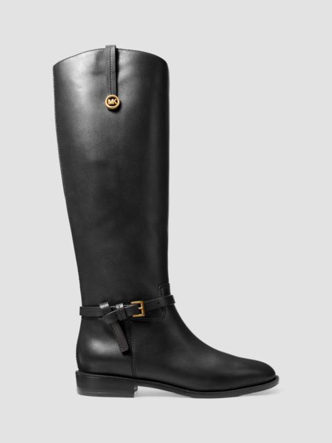 MICHAEL KORS Women's Beverly Leather Knee-High Boots - Black