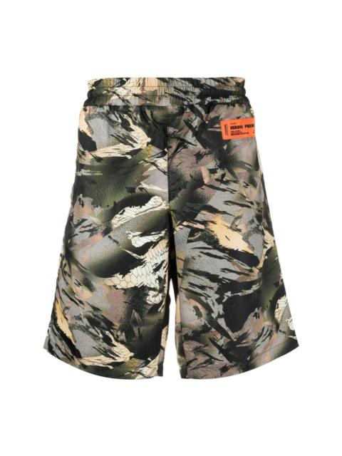 Heron Preston camouflage-print shorts