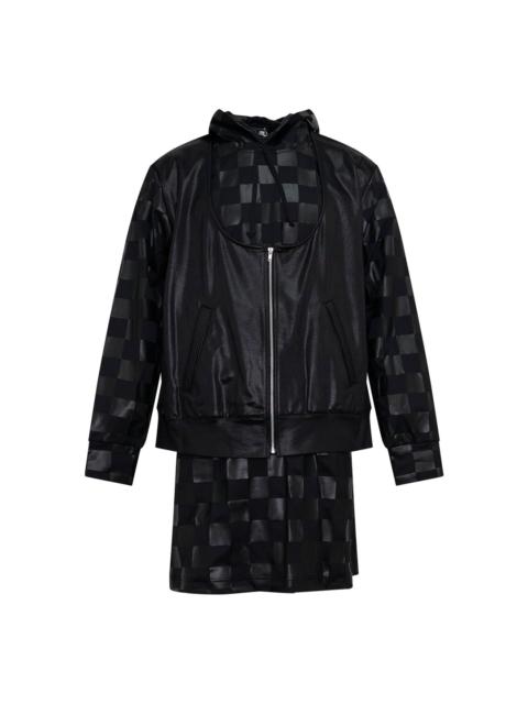 Comme des Garçons Homme Plus Glossy PU Print Long Sleeve Jacket