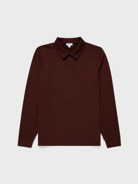 Sunspel Loopback Polo Sweatshirt