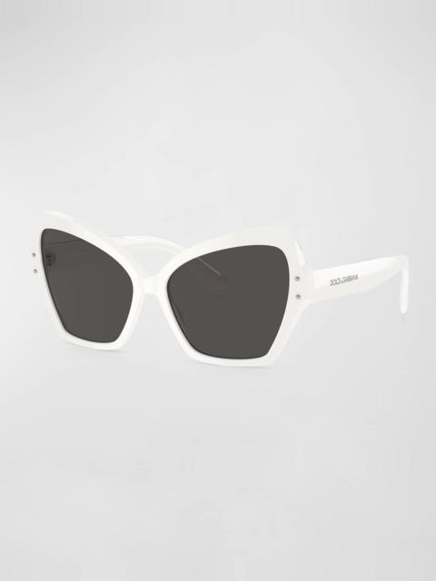 Sharp Acetate Butterfly Sunglasses