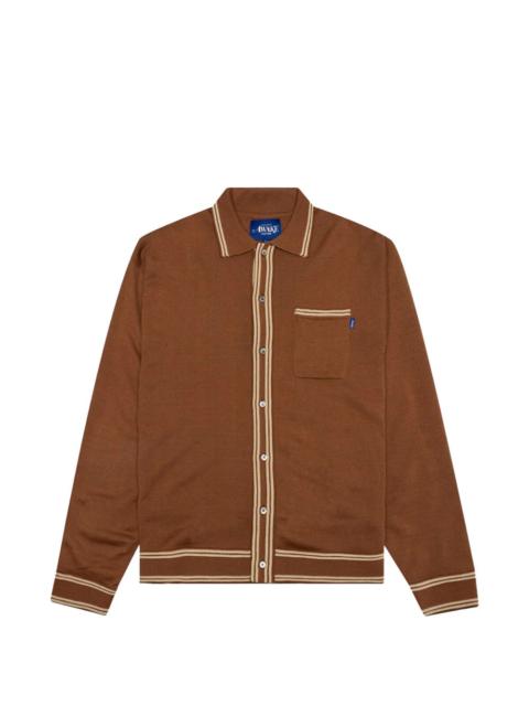 AWAKE NY striped-trim cardigan