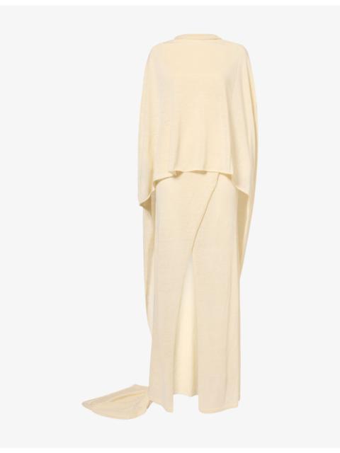 AYA MUSE Eos Layered Linen-Blend Maxi Dress