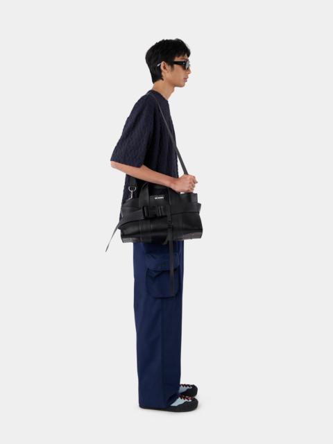 SUNNEI ELASTIC CARGO PANTS / dark navy